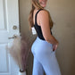 Pastel Blue Yoga Pants