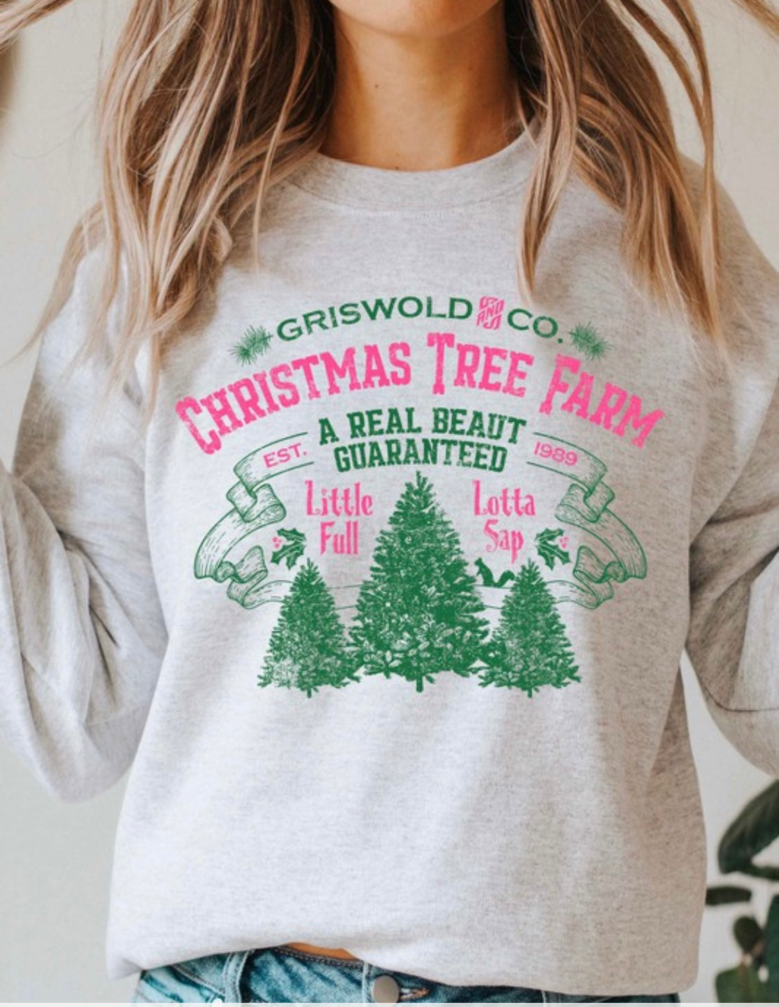 Griswold Christmas Tree Farm Crewneck