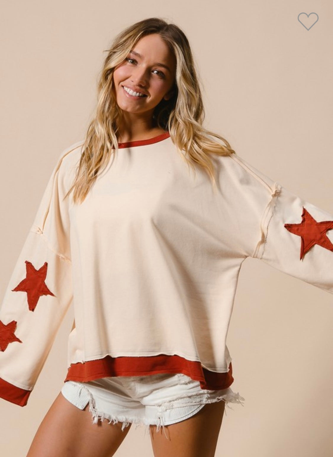 Oat & Rust Star Top