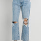 Alex High Rise Straight Jeans