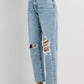 Alex High Rise Straight Jeans