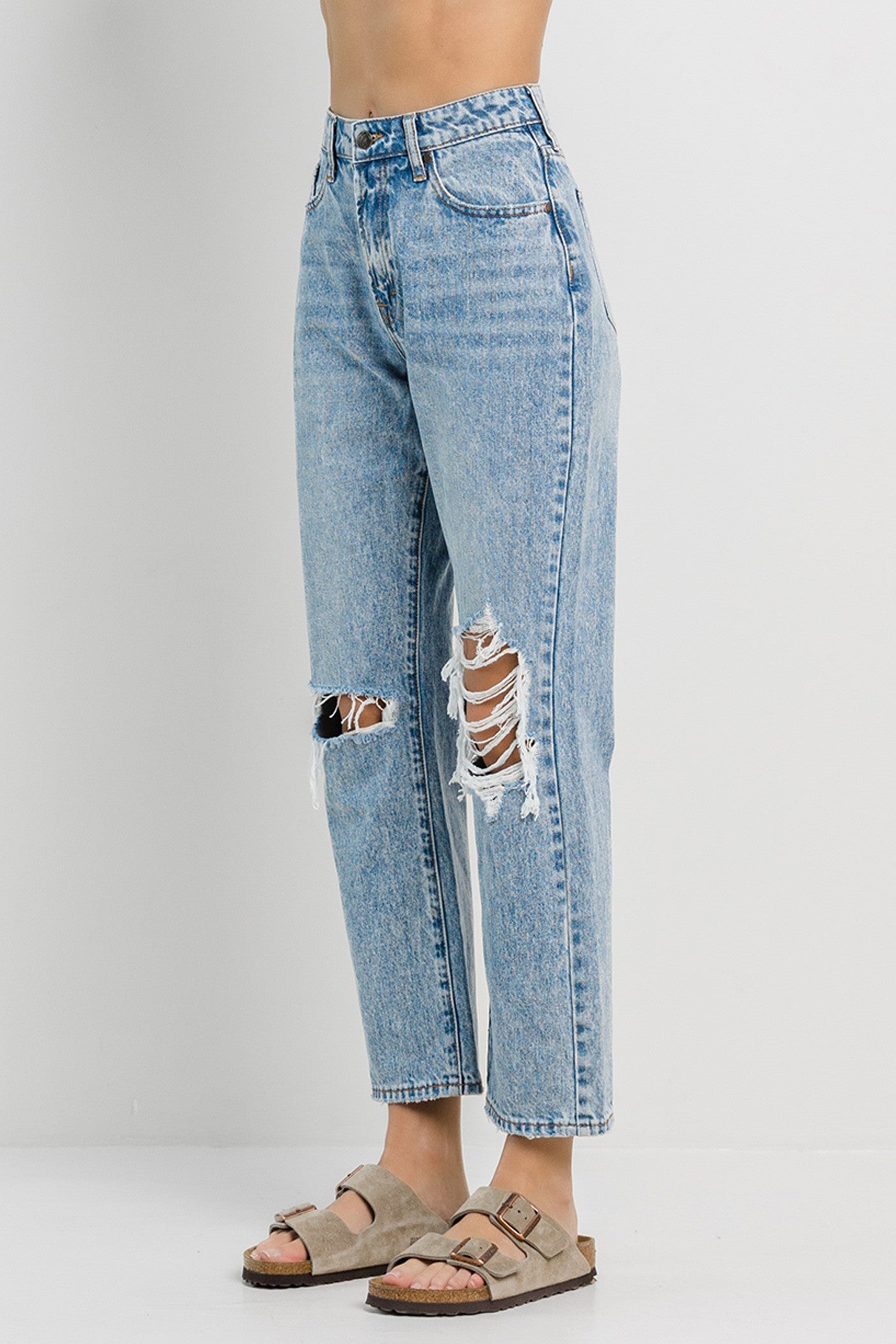 Alex High Rise Straight Jeans