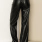 Faux Leather High Waisted Pant