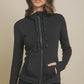 Black Athletic Jacket w/ hood