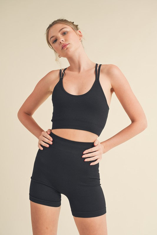 Seamless Biker Set - Black