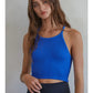 Cobalt Blue Halter Neck Tank