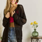 Black Knit Cardigan