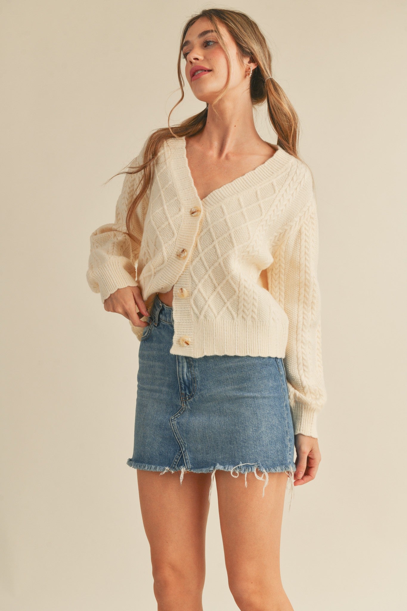 Cream Cardigan