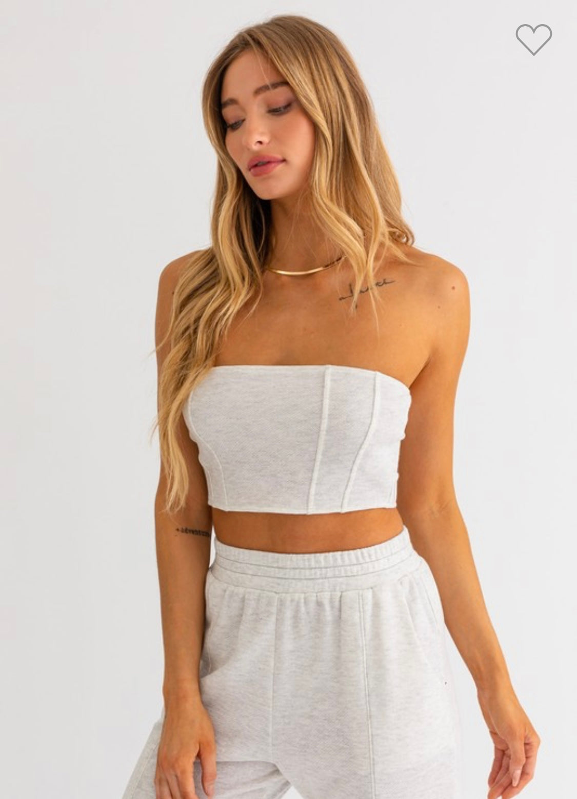 Athleisure Set- Tube Top