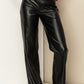 Faux Leather High Waisted Pant