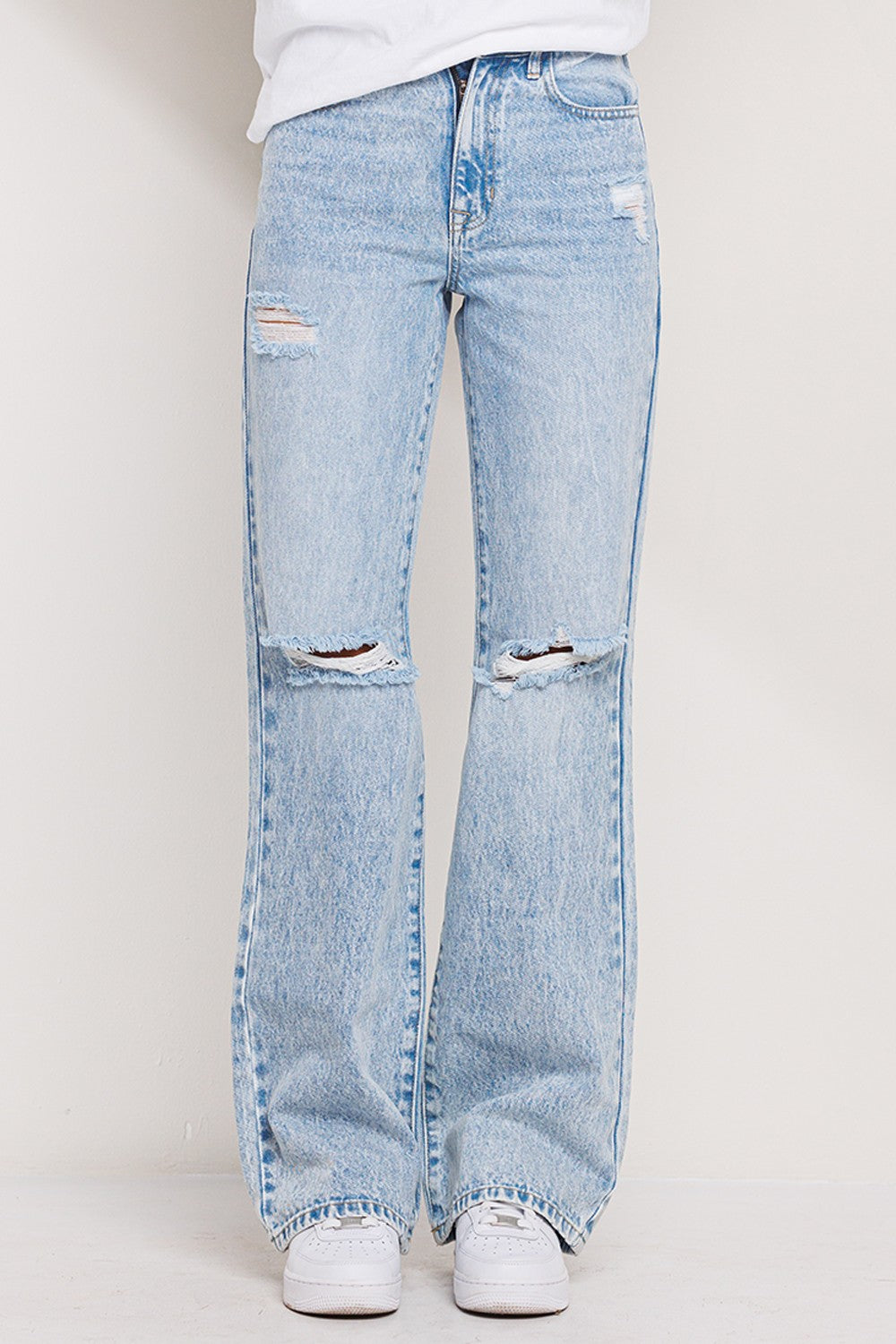 Rhegan High Rise Straight Jeans